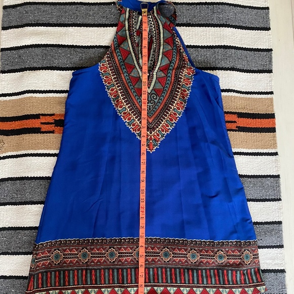 Band of Gypsies High Neck Scarf/Shift Dress SIZE M - Picture 4 of 13